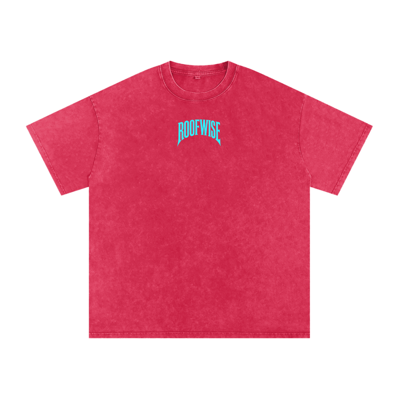 RW | After Hours Oversized Graphic Tee | Snow Wash | Neon Blue Edition