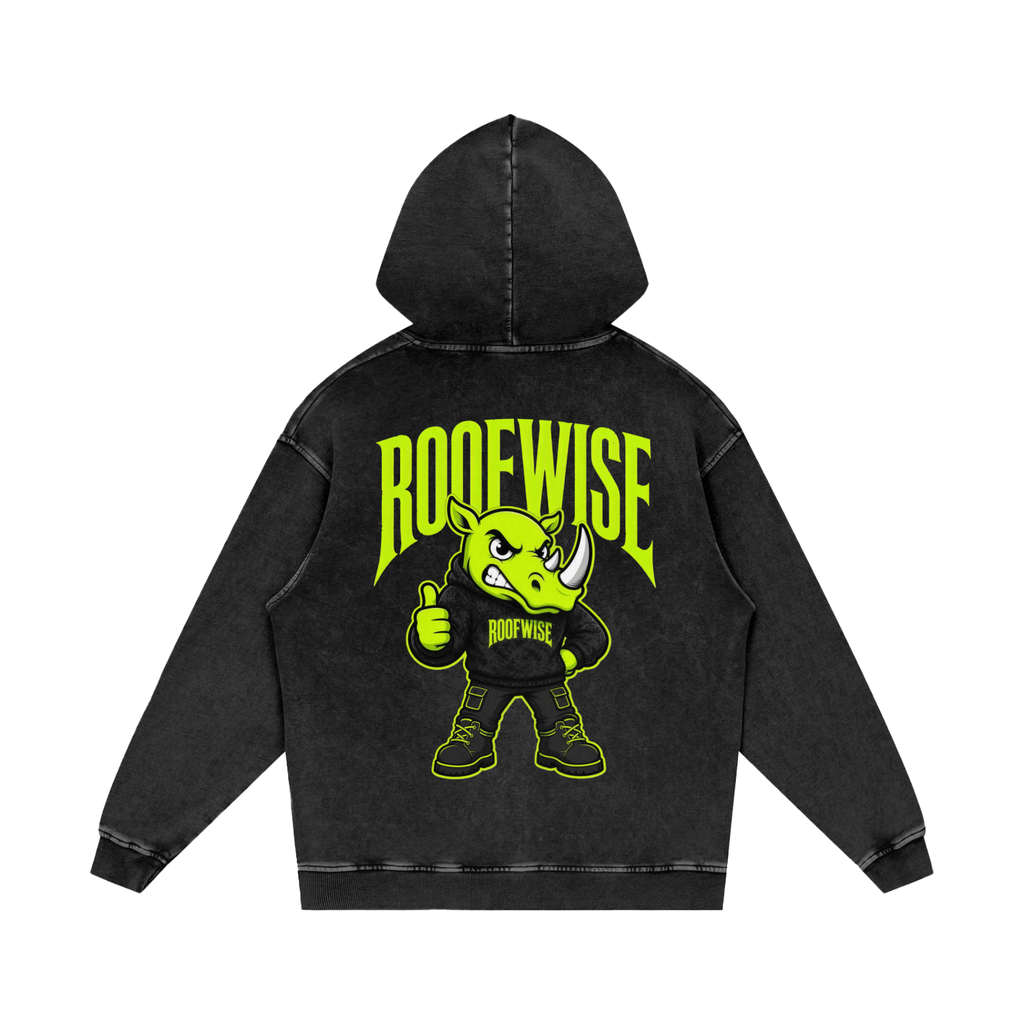 RW | After Hours Oversized Hoodie | Snow Wash | Shocked Graphic Hoodie Series