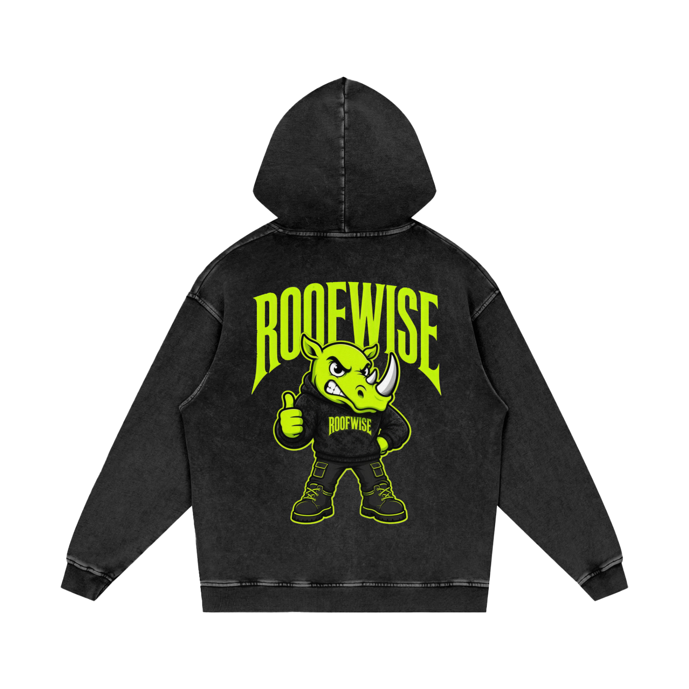 RW | After Hours Oversized Hoodie | Snow Wash | Shocked Graphic Hoodie Series