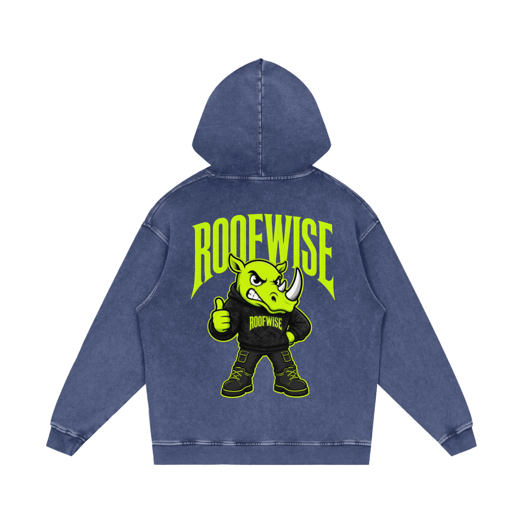 RW | After Hours Oversized Hoodie | Snow Wash | Shocked Graphic Hoodie Series