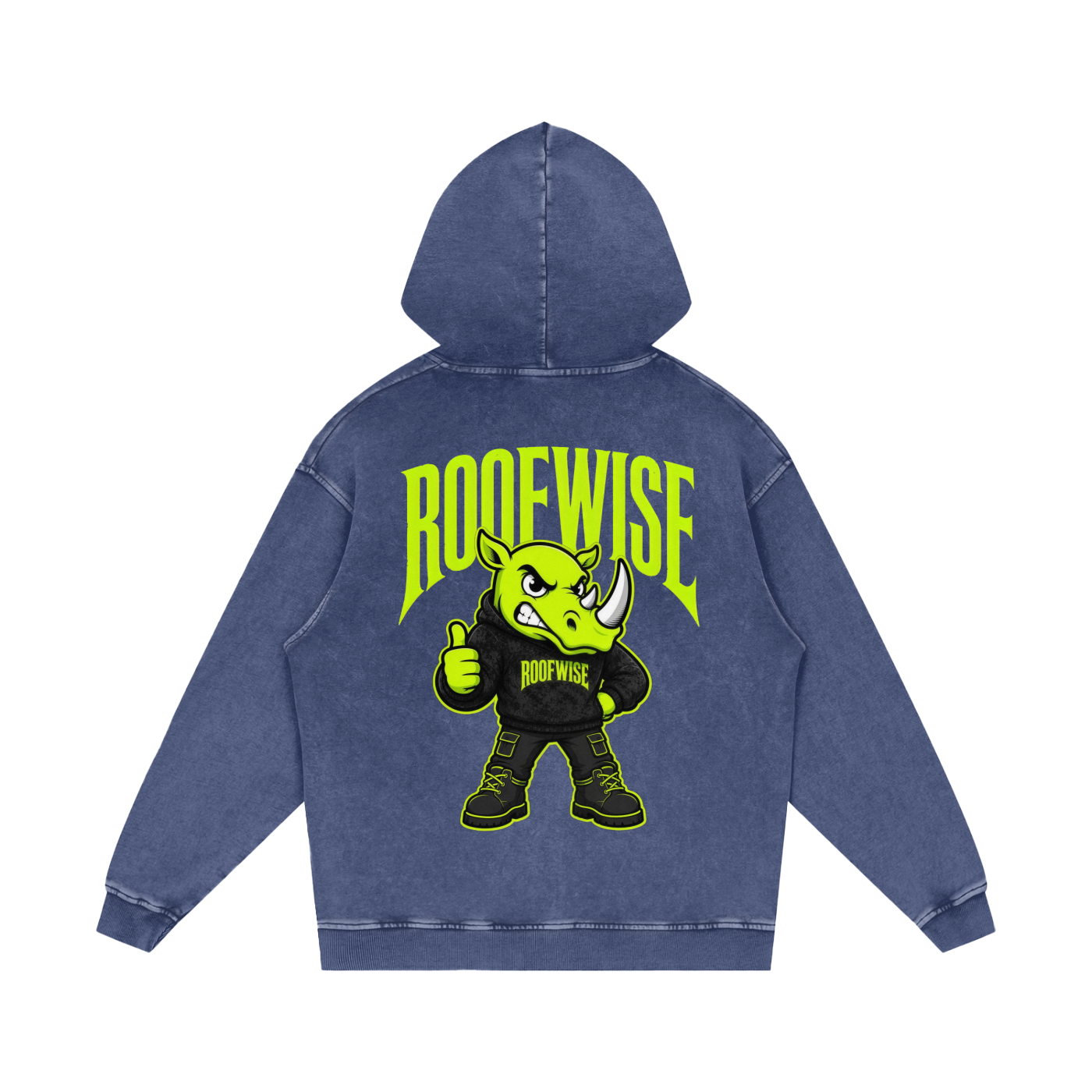RW | After Hours Oversized Hoodie | Snow Wash | Shocked Graphic Hoodie Series