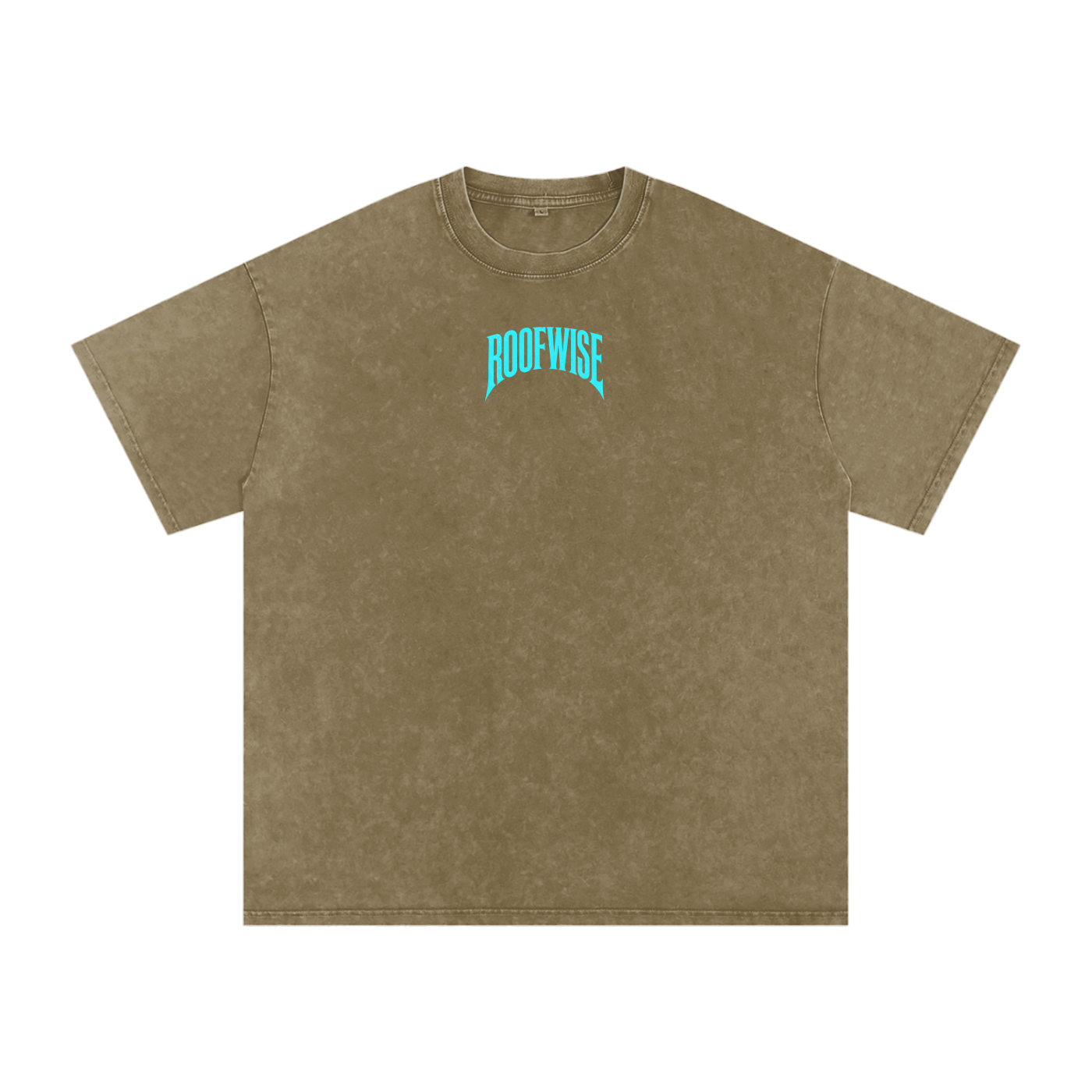 RW | After Hours Oversized Graphic Tee | Snow Wash | Neon Blue Edition