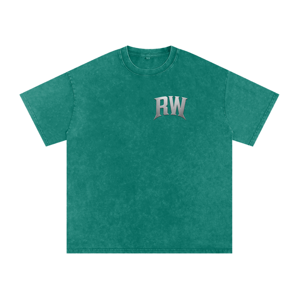RW | After Hours Oversized Graphic Tee | Snow Wash | Titanium Edition