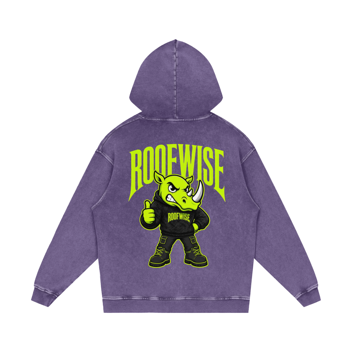 RW | After Hours Oversized Hoodie | Snow Wash | Shocked Graphic Hoodie Series