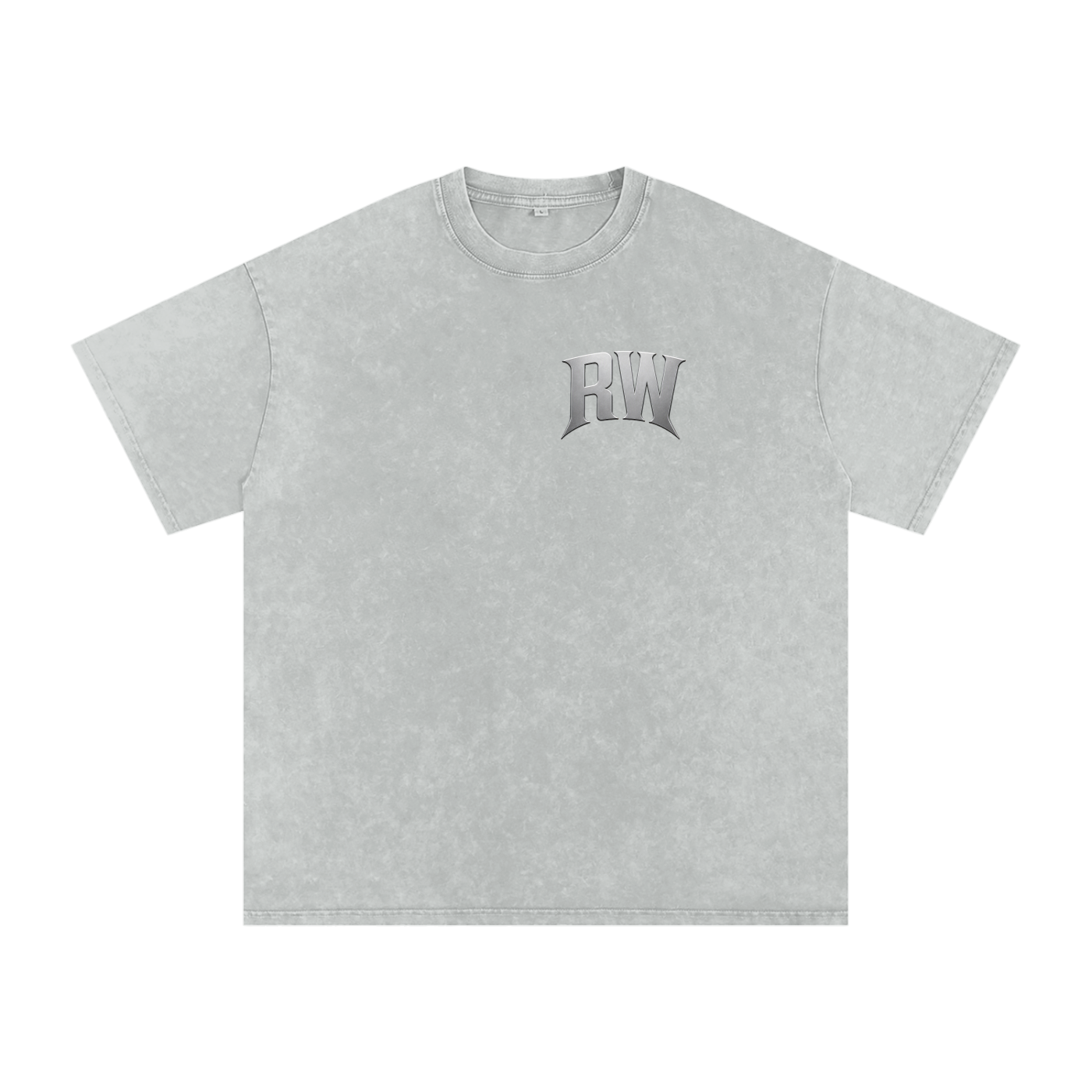 RW | After Hours Oversized Graphic Tee | Snow Wash | Titanium Edition