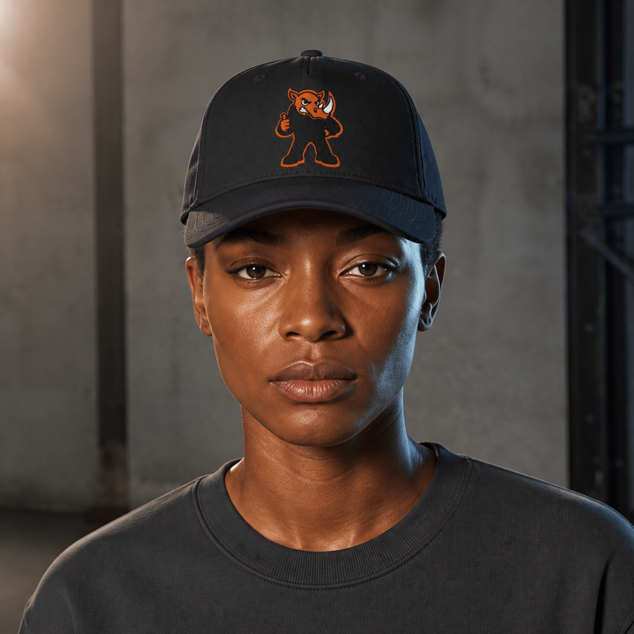 5:01 Baseball Cap — black front model