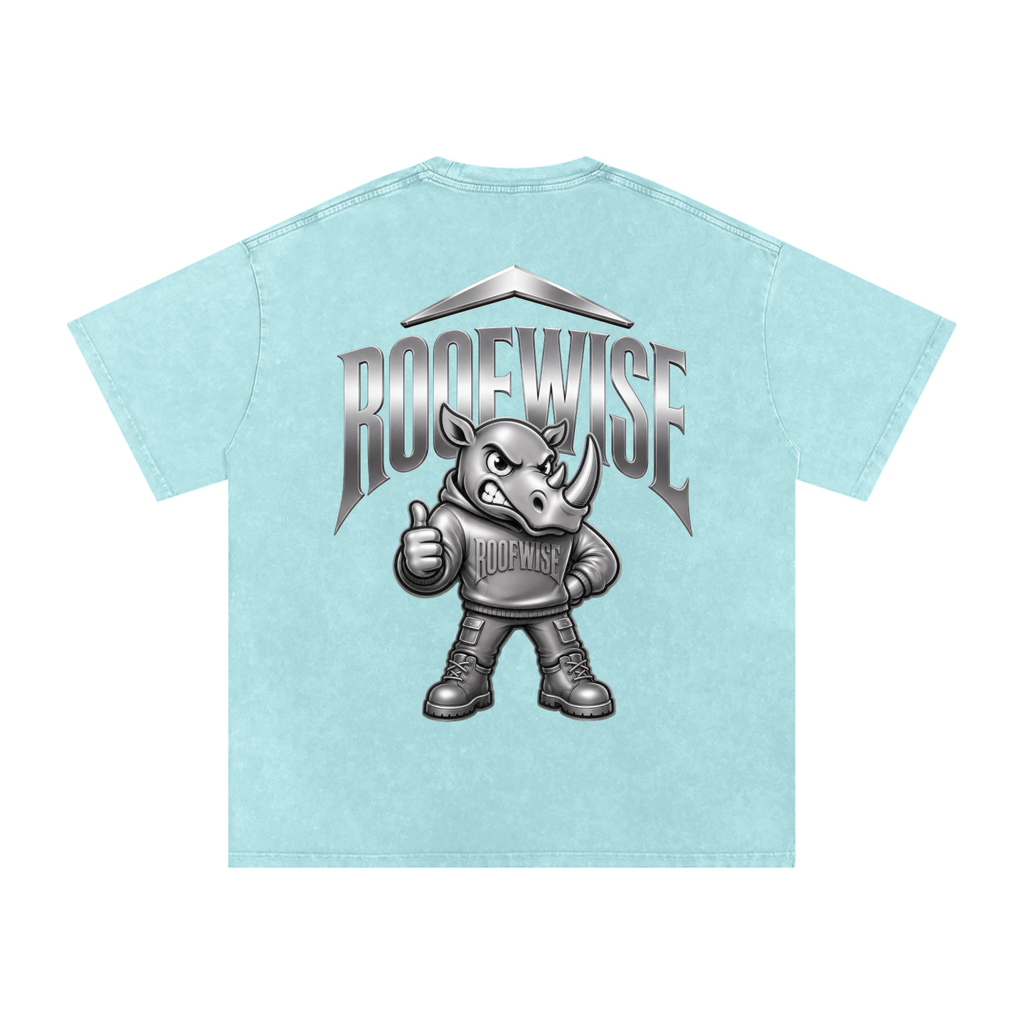 RW | After Hours Oversized Graphic Tee | Snow Wash | Titanium Edition