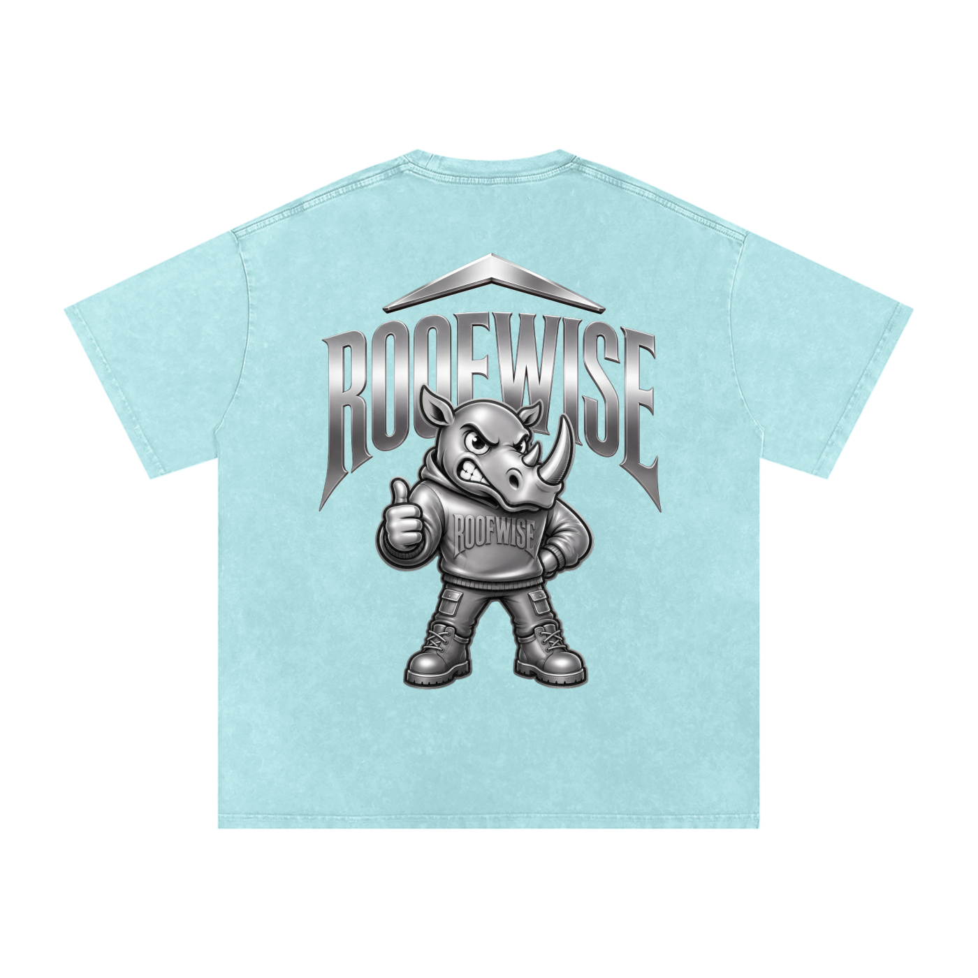 RW | After Hours Oversized Graphic Tee | Snow Wash | Titanium Edition