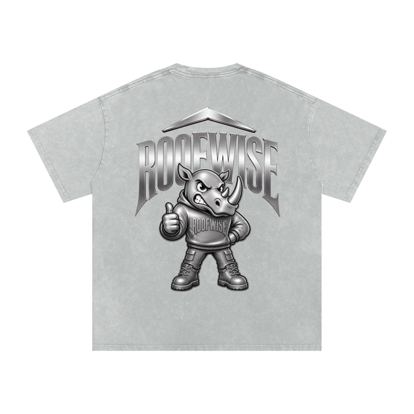 RW | After Hours Oversized Graphic Tee | Snow Wash | Titanium Edition