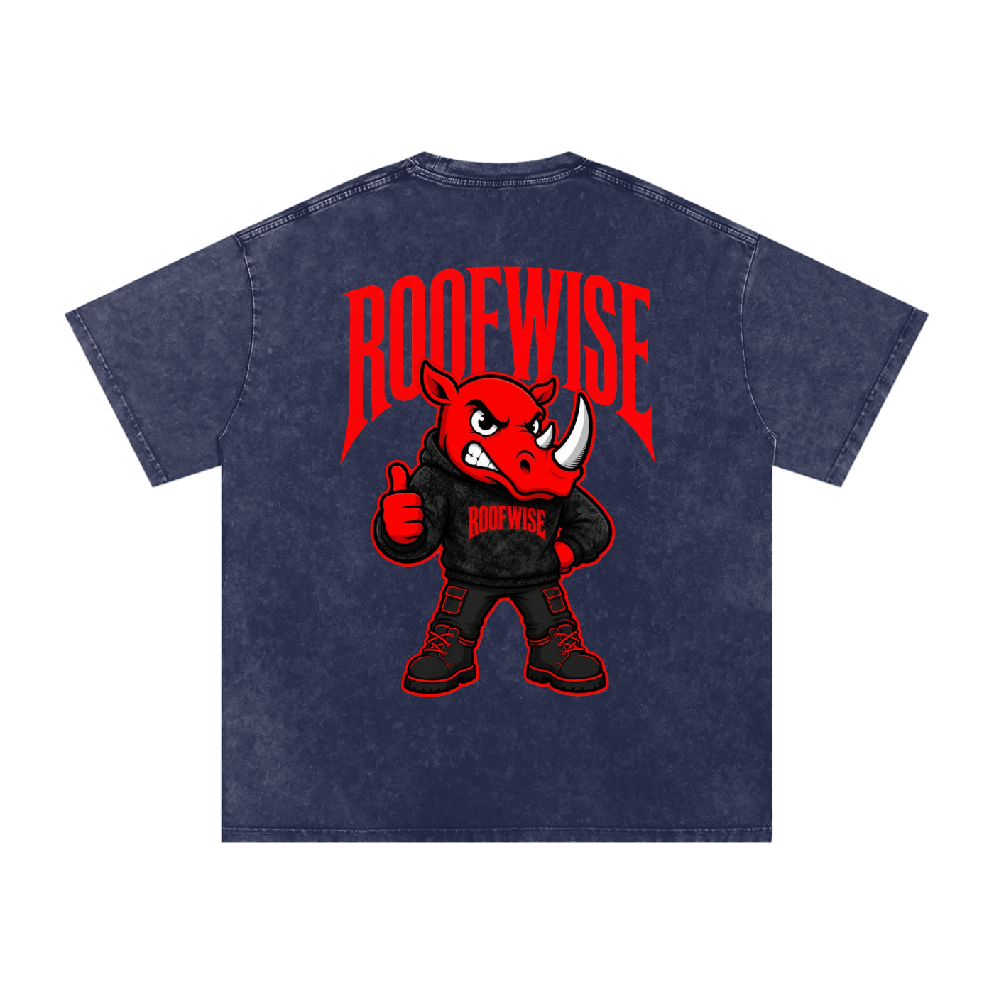 RW | After Hours Oversized Tee | Snow Wash | Bloodshot Edition