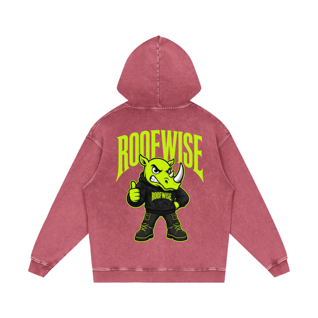 RW | After Hours Oversized Hoodie | Snow Wash | Shocked Graphic Hoodie Series
