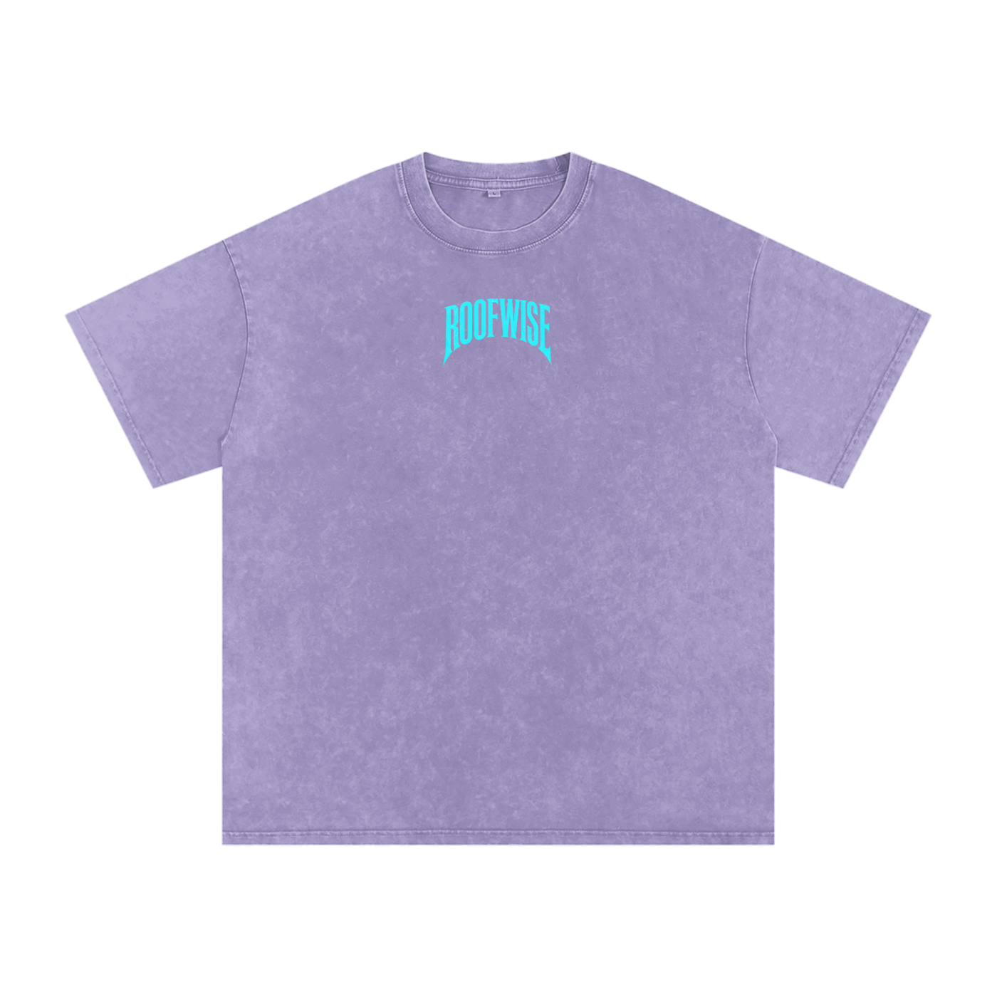 RW | After Hours Oversized Graphic Tee | Snow Wash | Neon Blue Edition
