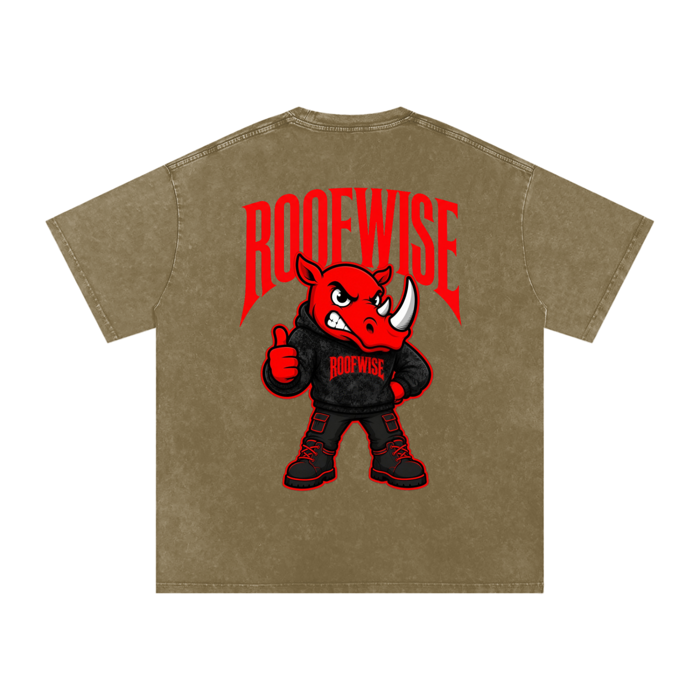 RW | After Hours Oversized Tee | Snow Wash | Bloodshot Edition