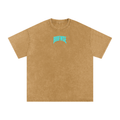 RW | After Hours Oversized Graphic Tee | Snow Wash | Neon Blue Edition