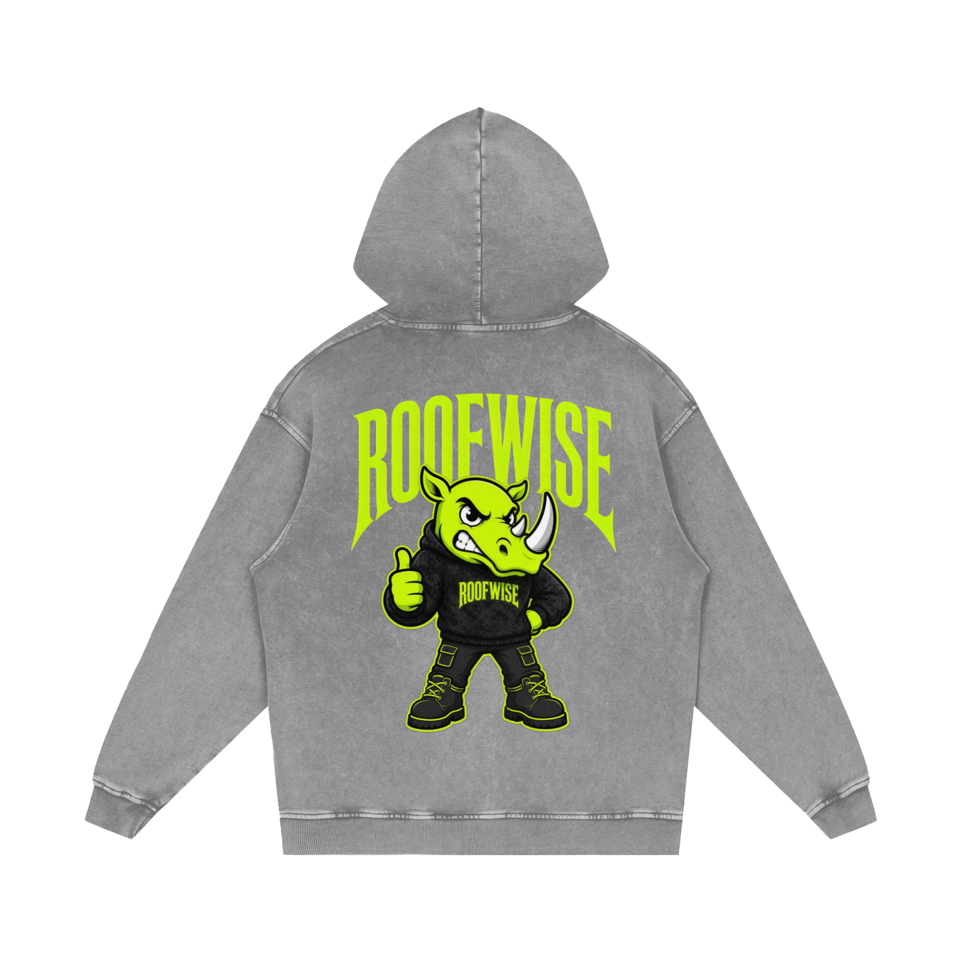 RW | After Hours Oversized Hoodie | Snow Wash | Shocked Graphic Hoodie Series