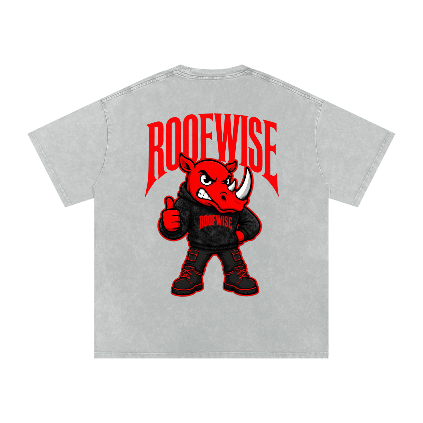 RW | After Hours Oversized Tee | Snow Wash | Bloodshot Edition