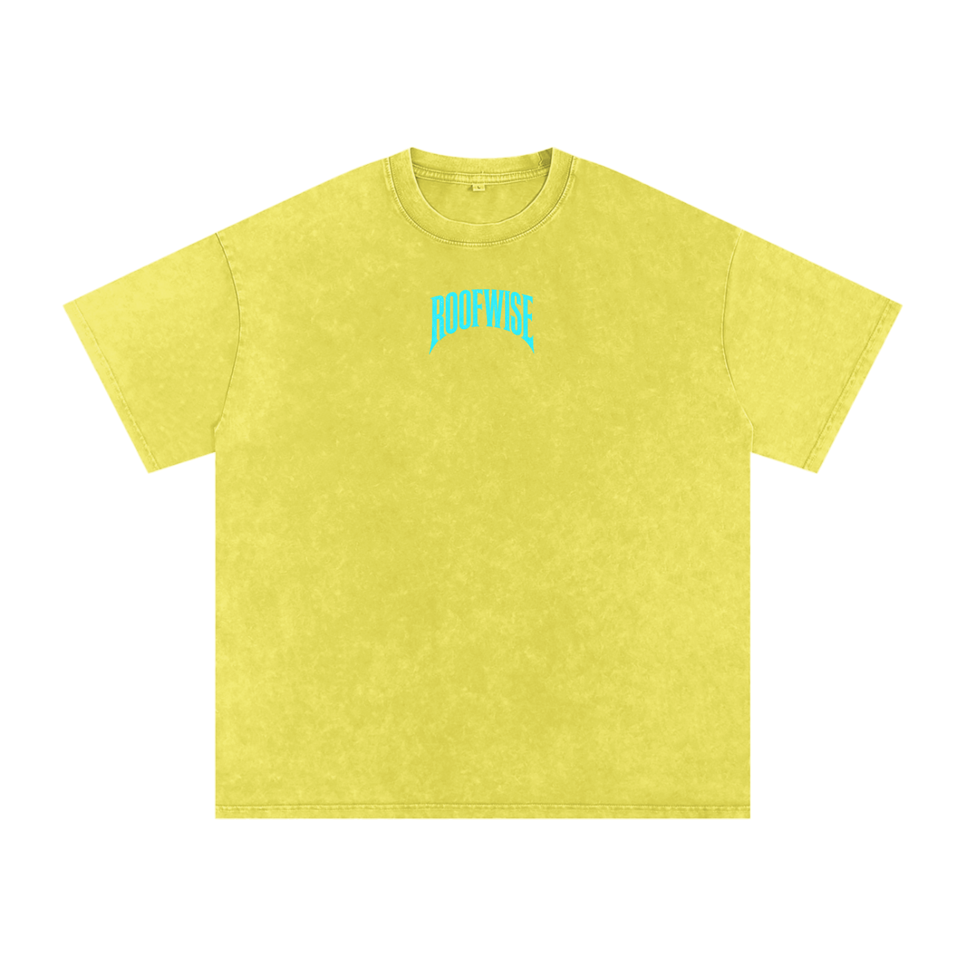 RW | After Hours Oversized Graphic Tee | Snow Wash | Neon Blue Edition