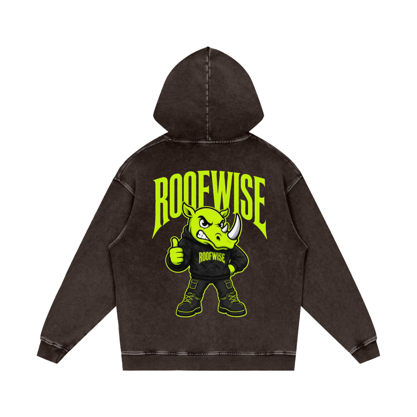 RW | After Hours Oversized Hoodie | Snow Wash | Shocked Graphic Hoodie Series