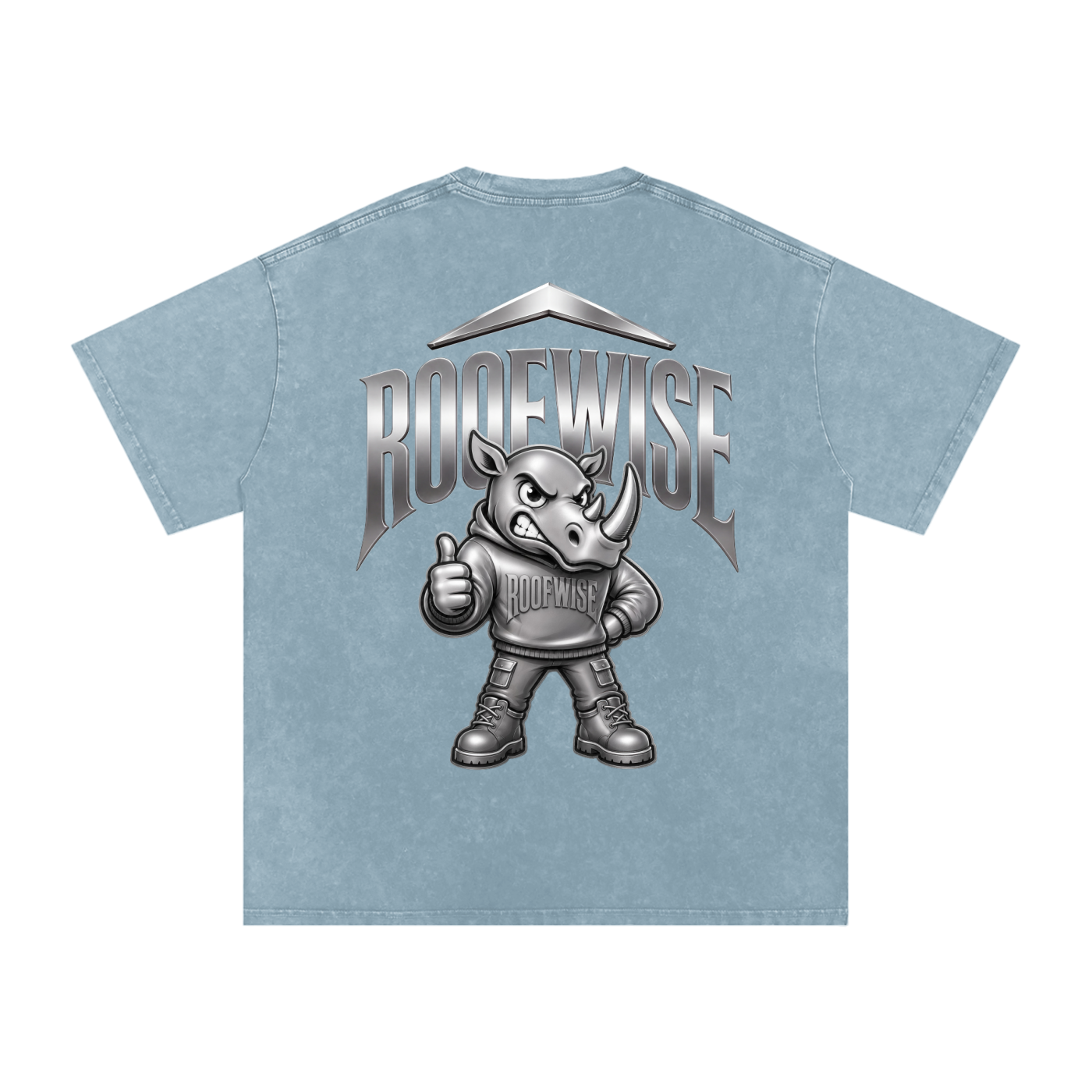 RW | After Hours Oversized Graphic Tee | Snow Wash | Titanium Edition